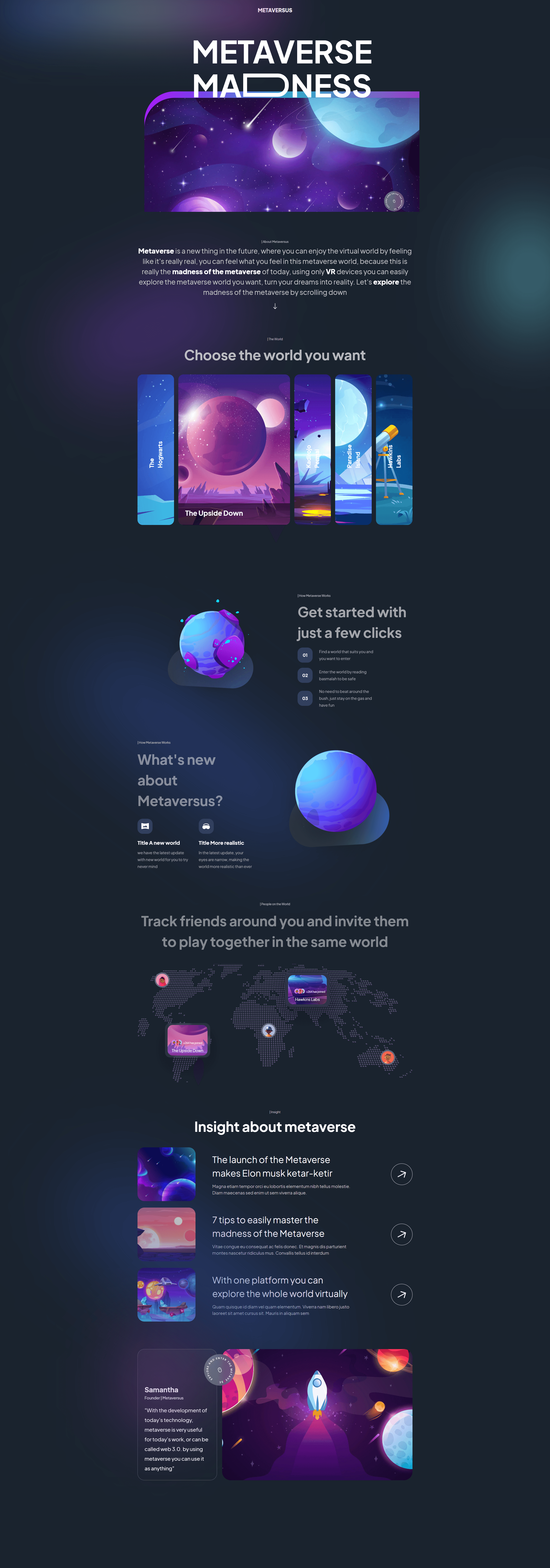 Metaversus Landing